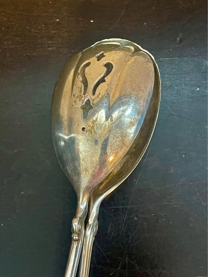 VTG Gorham Heritage SilverPlate Salad Tongs, Made in Italy - photo 5