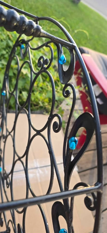 Metal Wine Bottle Holder (Black) - photo 3