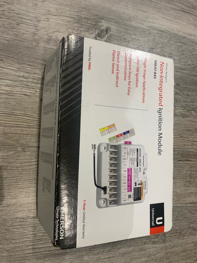 BNIB - White-Rodgers Non-Integrated Ignition Module 50E47-843
