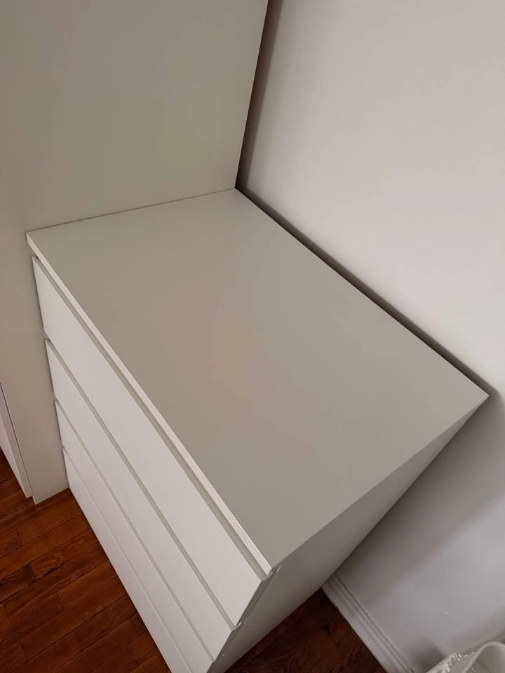 IKEA STORKLINTA 4-Drawer Dresser | White | Like New - photo 4
