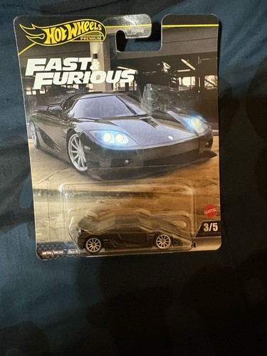 2025 Hot Wheels Premium Koenigsegg CCXR #3/5 Black - Fast & Furi