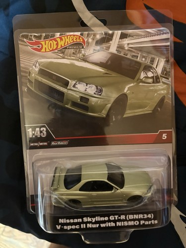 Hot Wheels Premium 1:43 Nissan Skyline GT-R V Spec II Nur