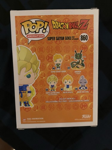 Funko Pop! Animation Dragon Ball Z Super Saiyan Goku #860 - photo 2