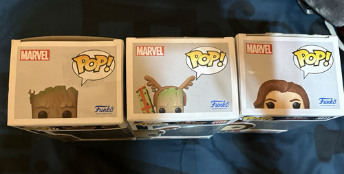 Funko Pop! Vinyl Marvel Captain Carter & Groot Collectible Figur