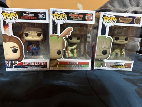 Funko Pop! Vinyl Marvel Captain Carter & Groot Collectible Figur - photo 4
