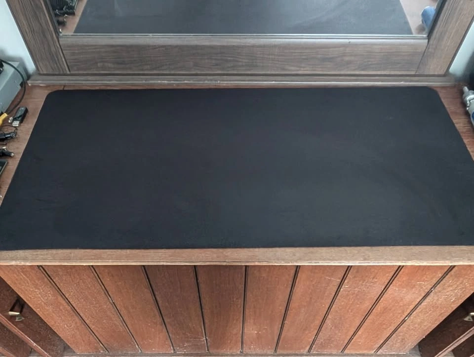 Large Black Desk Mat - photo 2