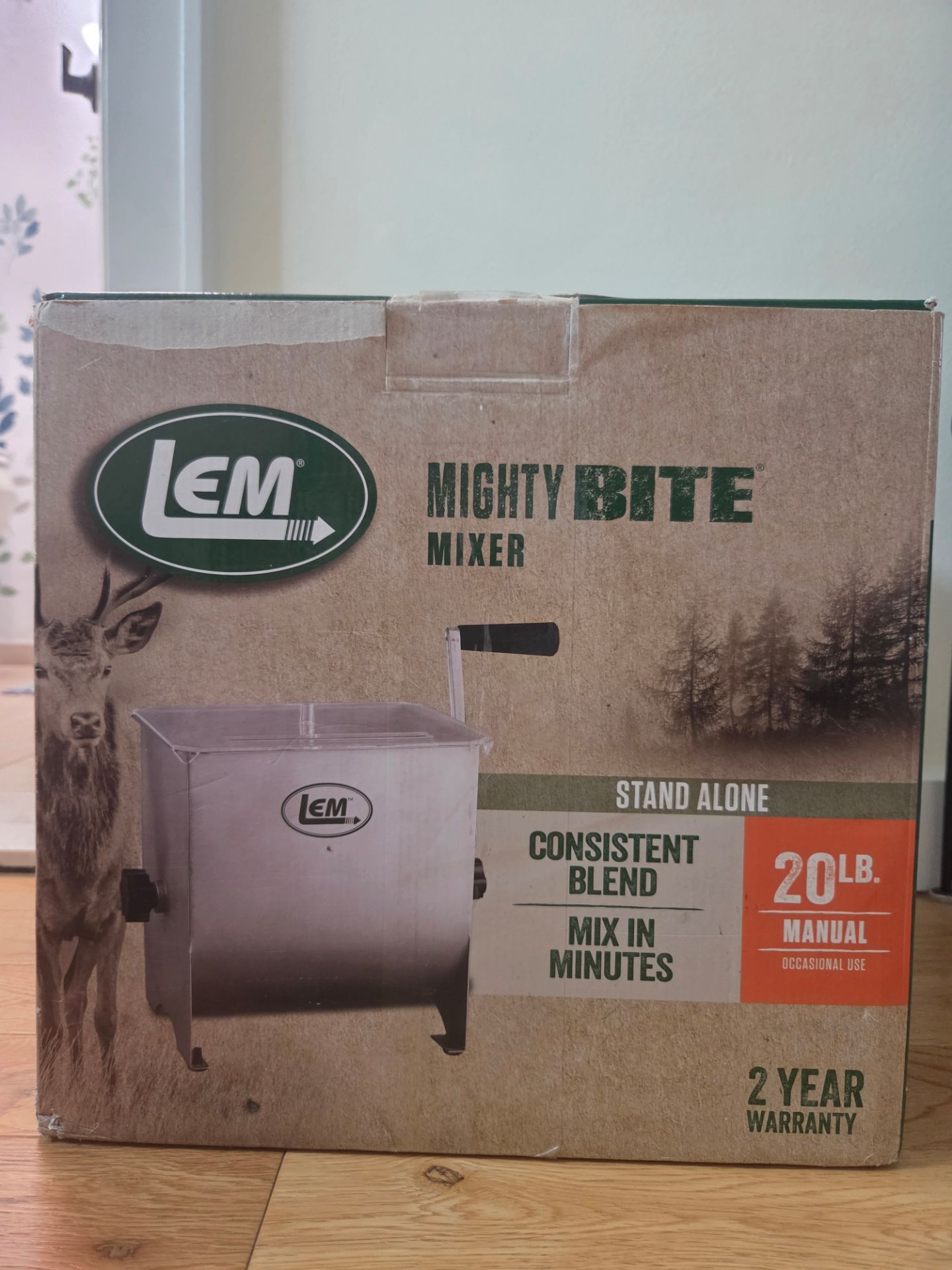 LEM Mighty Bite 20 lb Manual Meat Mixer