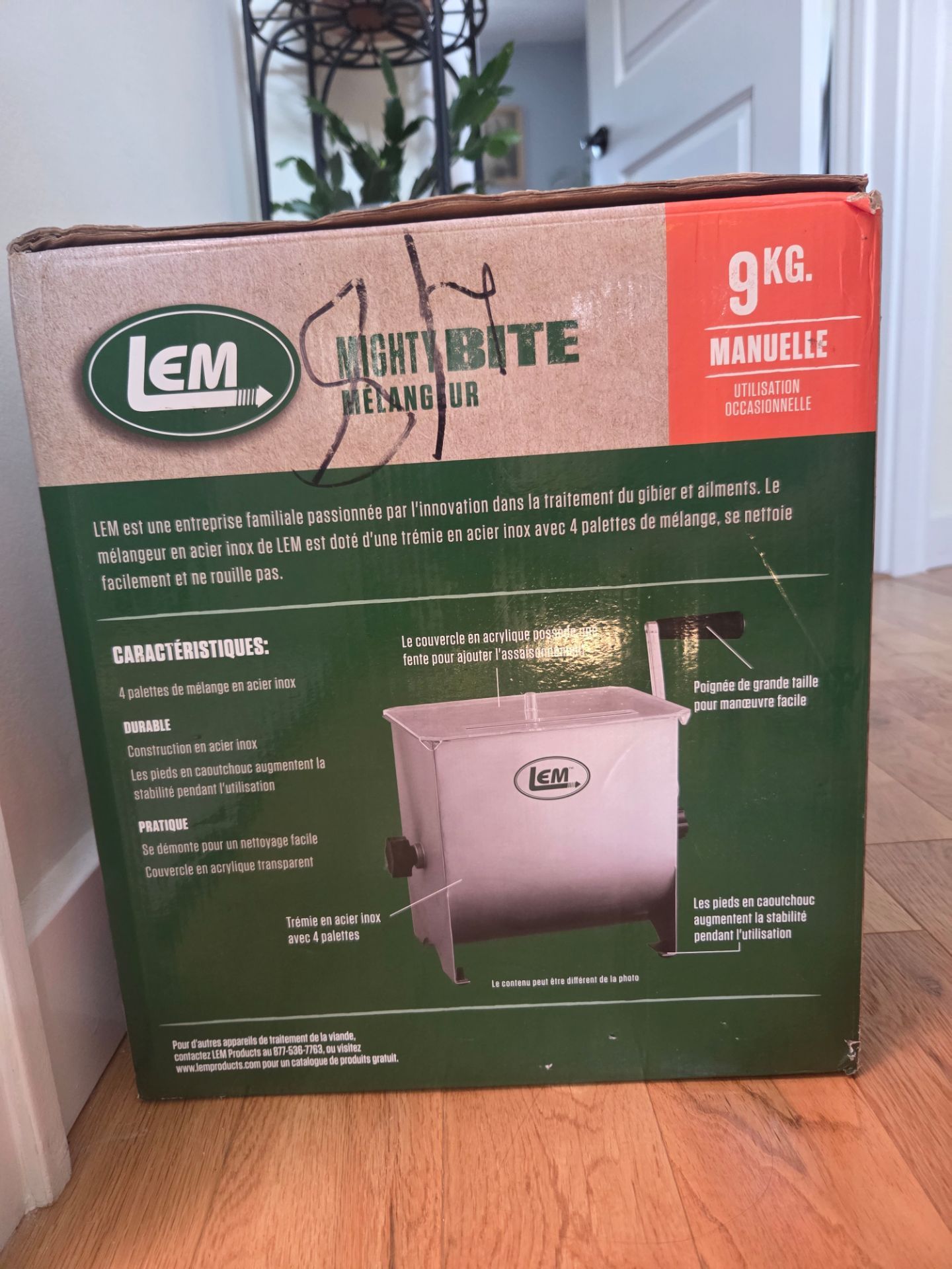 LEM Mighty Bite 20 lb Manual Meat Mixer - photo 4