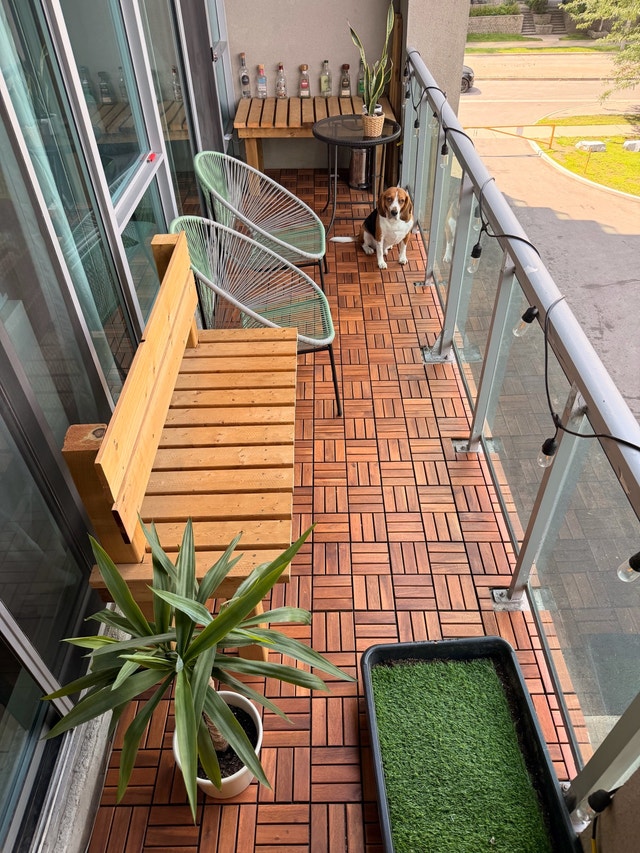 Backyard/balcony bench - photo 2