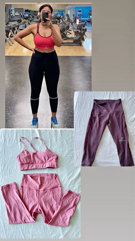 GYM SET FITS MEDIUM/LARGE ALL FOR $25 WORTH $210