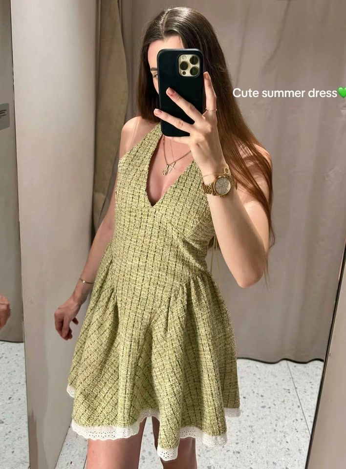 NWT ZARA VIRAL DRESS SIZE LARGE - photo 5