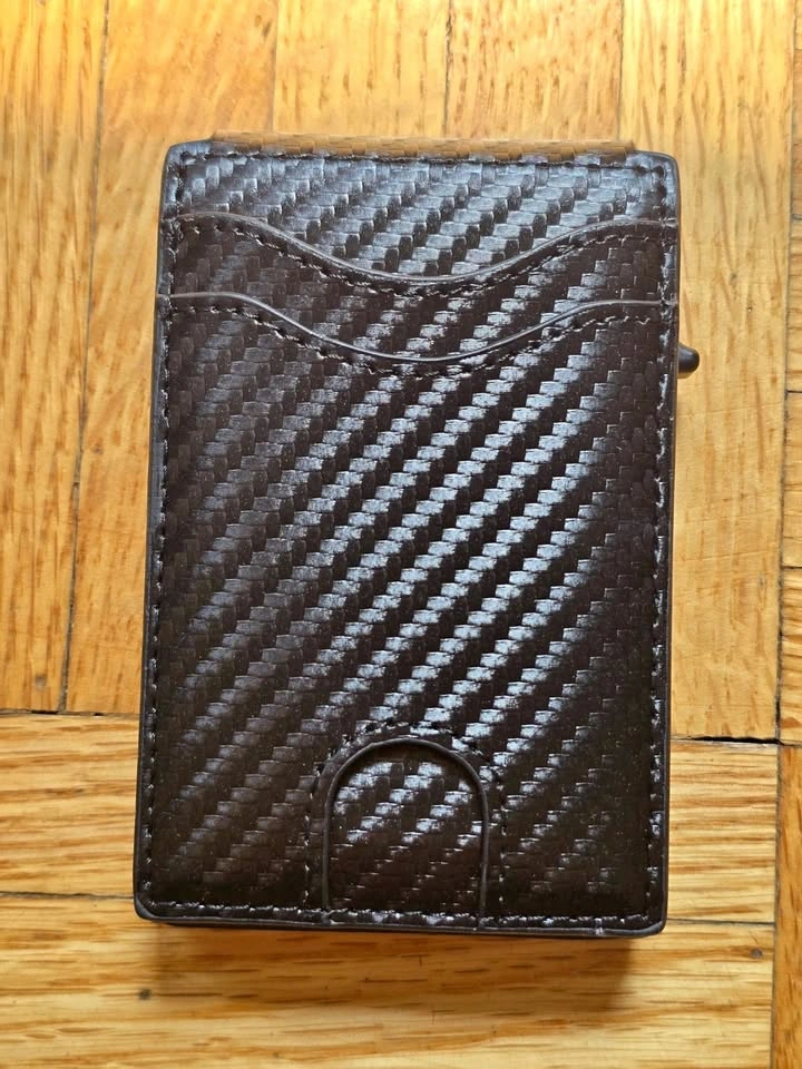 Wallet Rfid Credit Card Holder Carbon Fiber Wallets Men Anti The