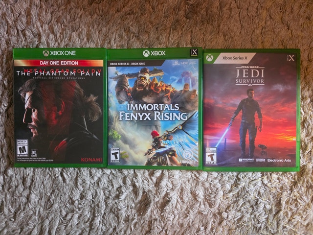 Xbox series/one video games