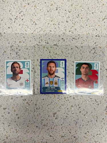Panini FIFA World Cup 2026 Sticker Lot 3 Kane Messi Ronaldo