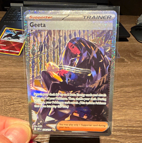 Pokemon TCG Geeta 226/197 SV03 Obsidian Flames Full Art Holo