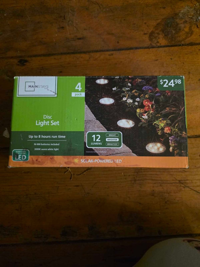 Mainstays Disc Light Set