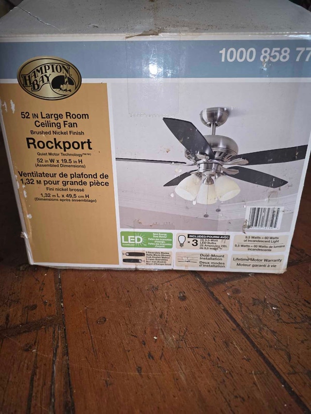 Hampton Bay Ceiling Fan brand new in box