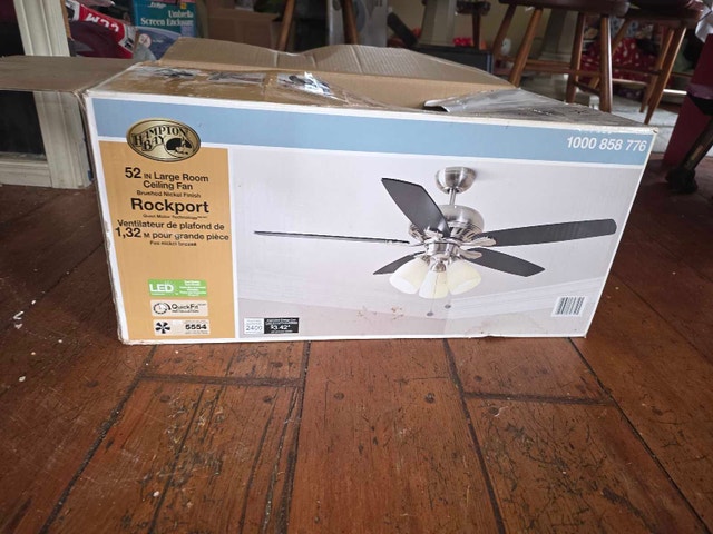 Hampton Bay Ceiling Fan brand new in box - photo 2