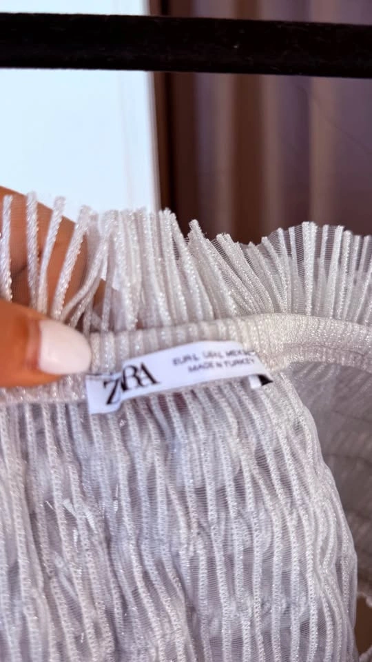 ZARA TOP WORN ONCE ORIGINALLY $129 - photo 4