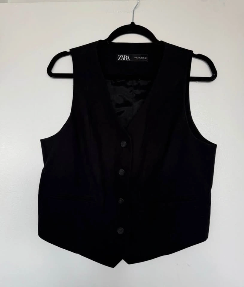 ZARA TAILORED VEST ORIGINALLY $79 MEDIUM - photo 5