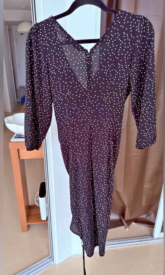 ZARA POLKA DOT DRESS ORIGINALLY $89 SIZE SMALL