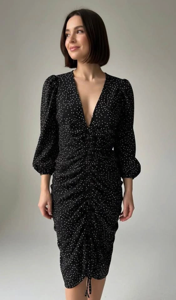 ZARA POLKA DOT DRESS ORIGINALLY $89 SIZE SMALL - photo 2