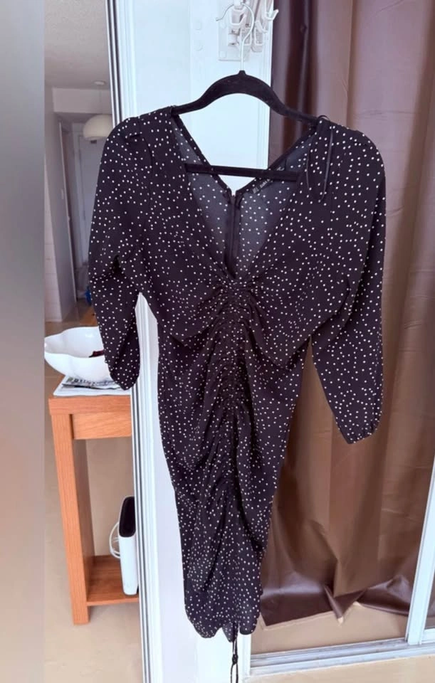 ZARA POLKA DOT DRESS ORIGINALLY $89 SIZE SMALL - photo 3
