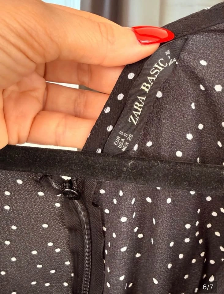 ZARA POLKA DOT DRESS ORIGINALLY $89 SIZE SMALL - photo 4