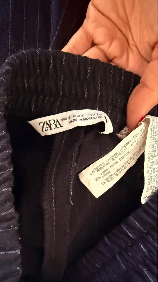 ZARA HIGHWAIST STRIPPED PANTS SIZE SMALL ORIGINALLY $79 - photo 4