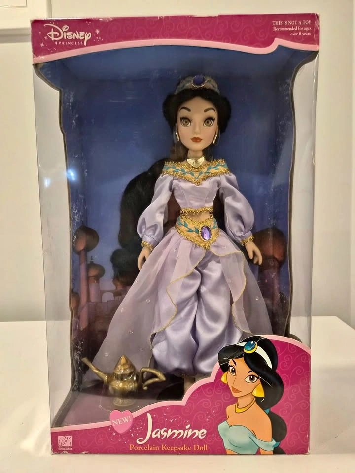2003 Disney Princess Jasmine Porcelain Keepsake Doll