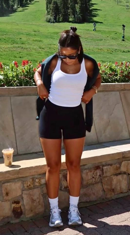 ZARA HIGHWAIST BIKE SHORTS
