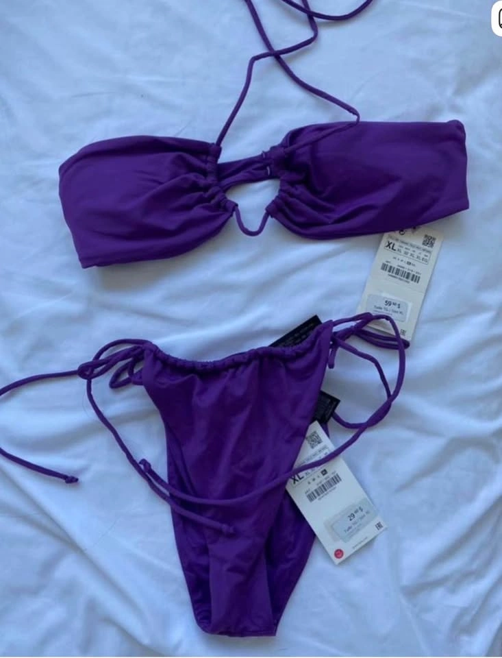 NEW ZARA BIKINI SIZE XL $40 - photo 5