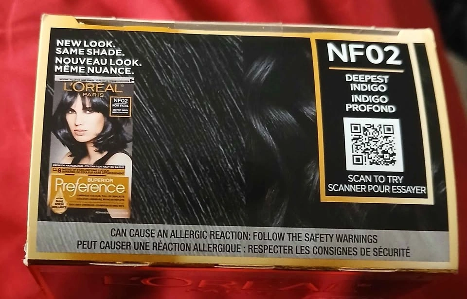 "Deepest indigo" permanent hair dye - photo 2