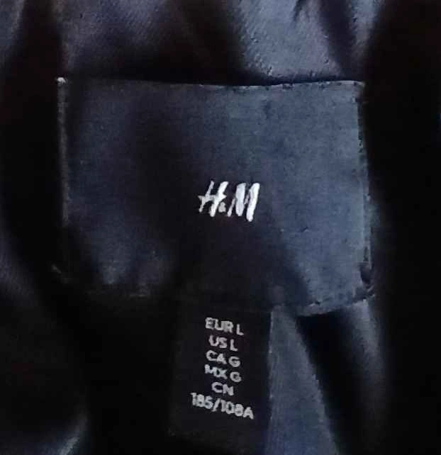 H&M black pleather jacket (L) - photo 4