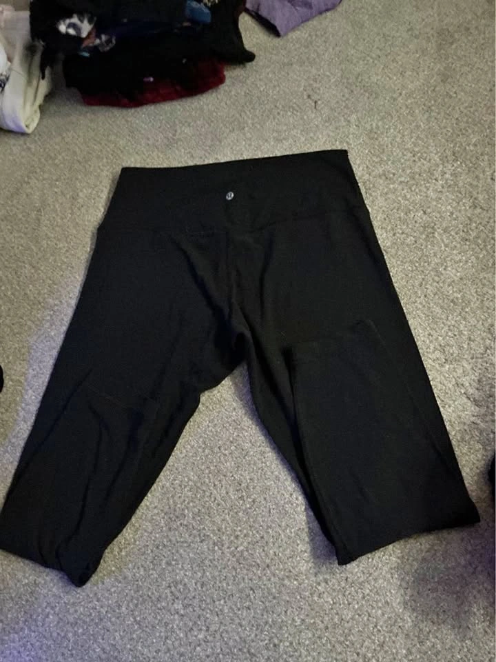 Lululemon Black Leggings Size 12