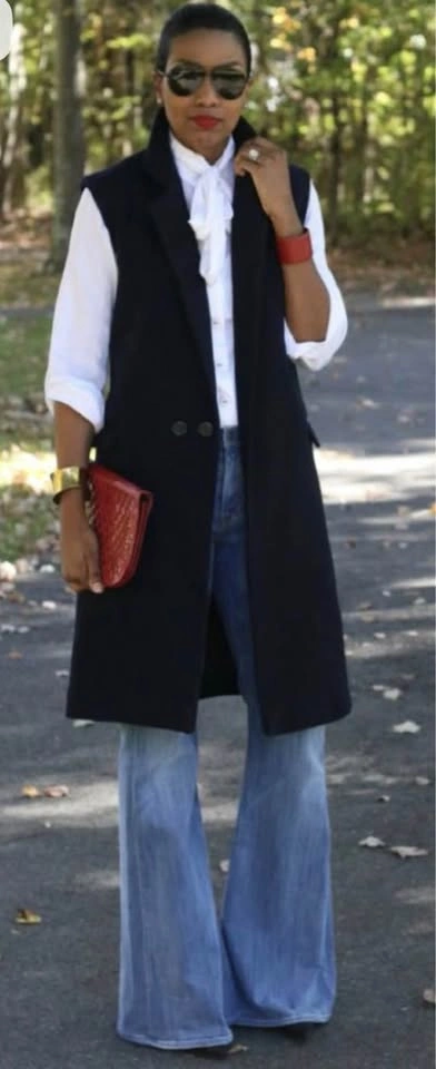 LIMITED EDITION TOP SHOP STRUCTURED LONG VEST SIZE 2 - photo 2
