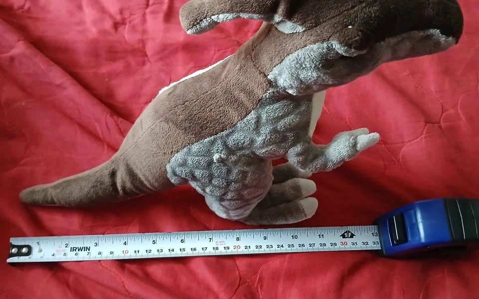 Parasaurolophus dinosaur plush - photo 4