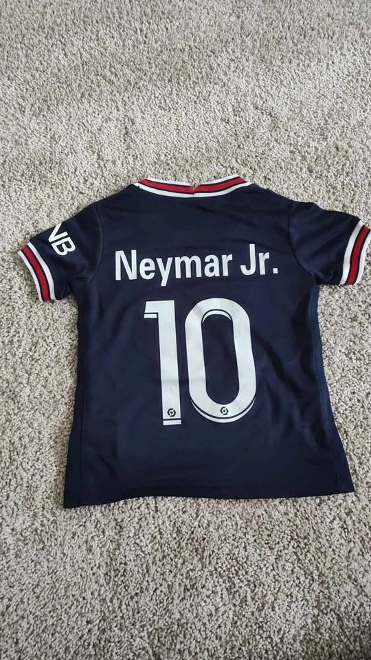 Kids Neymar Jr. PSG Soccer Jersey and Shorts Set - photo 2