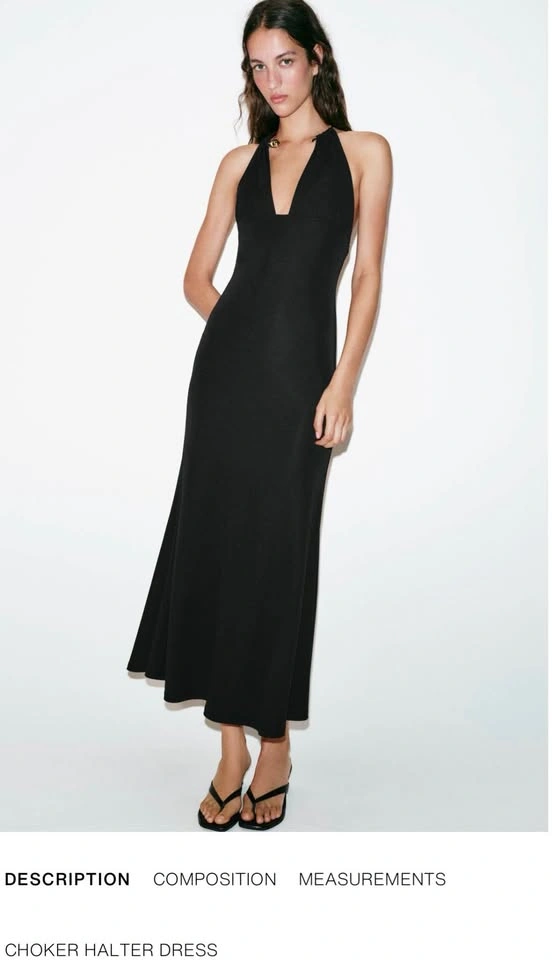 NWT ZARA VIRAL MAXI DRESS SMALL - photo 2