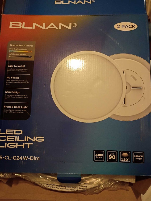 BLNAN LED Ceiling Light 2 Pack BRAND new!