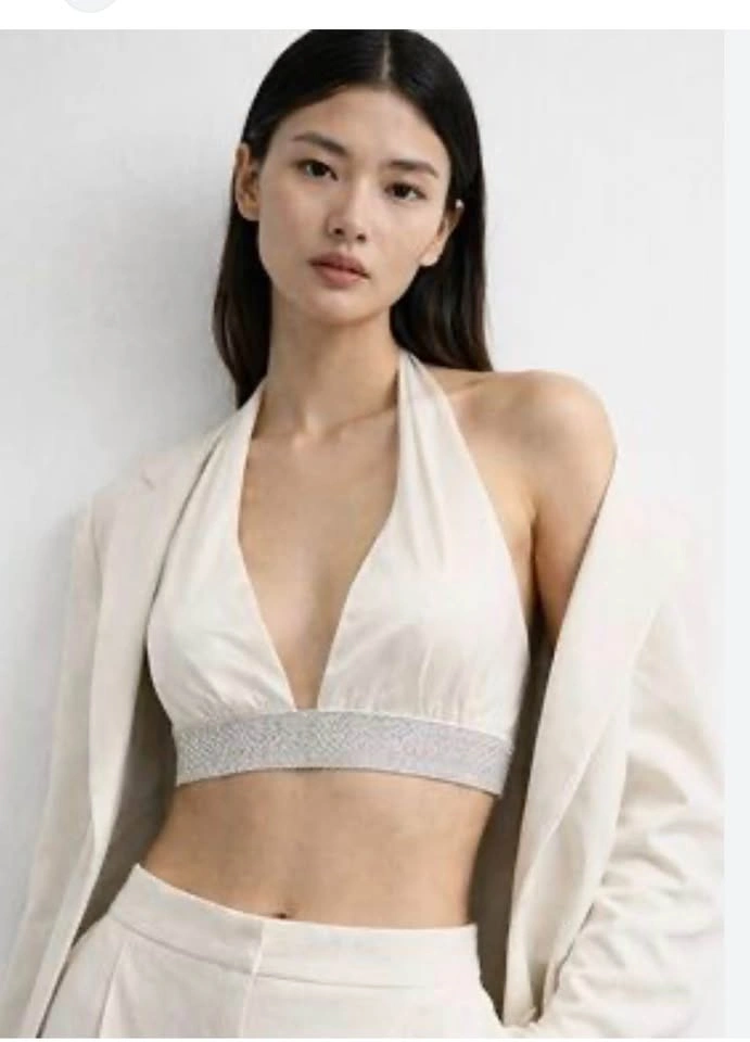 NWT ZARA VIRAL HALTER TOP - photo 4