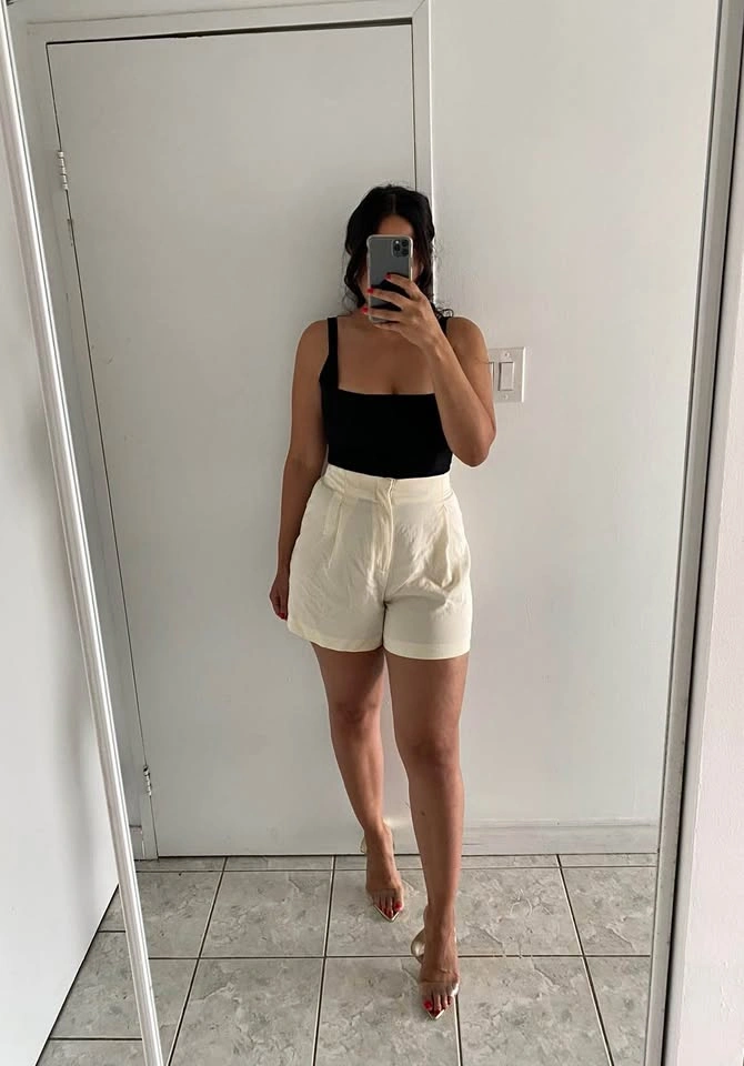 NWT ZARA HIGH WAIST SHORTS SIZE MEDIUM & LARGE