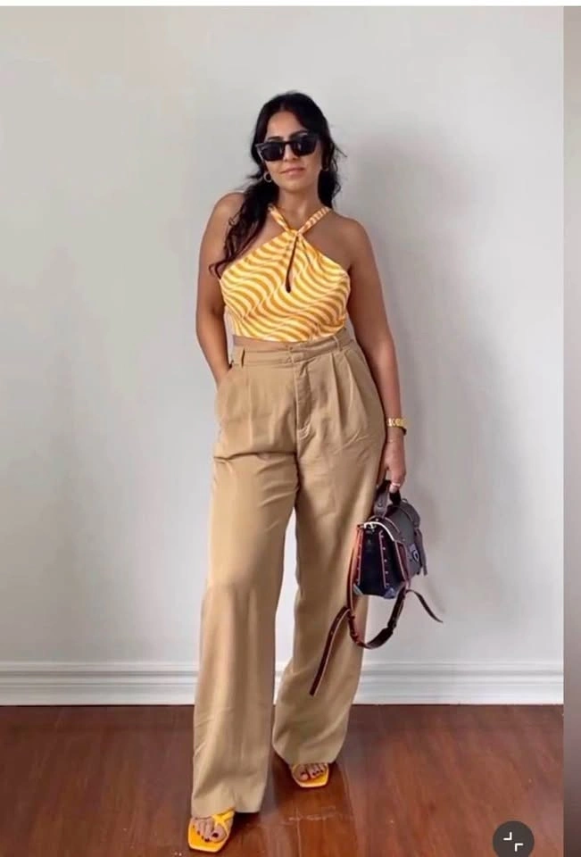 NEW ZARA TAN PANTS ORIGINALLY $89