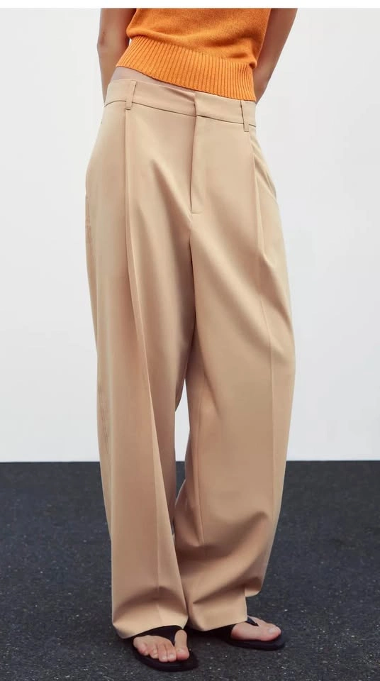 NEW ZARA TAN PANTS ORIGINALLY $89 - photo 2