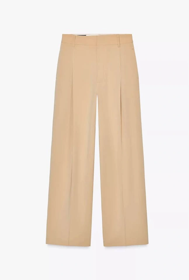 NEW ZARA TAN PANTS ORIGINALLY $89 - photo 3
