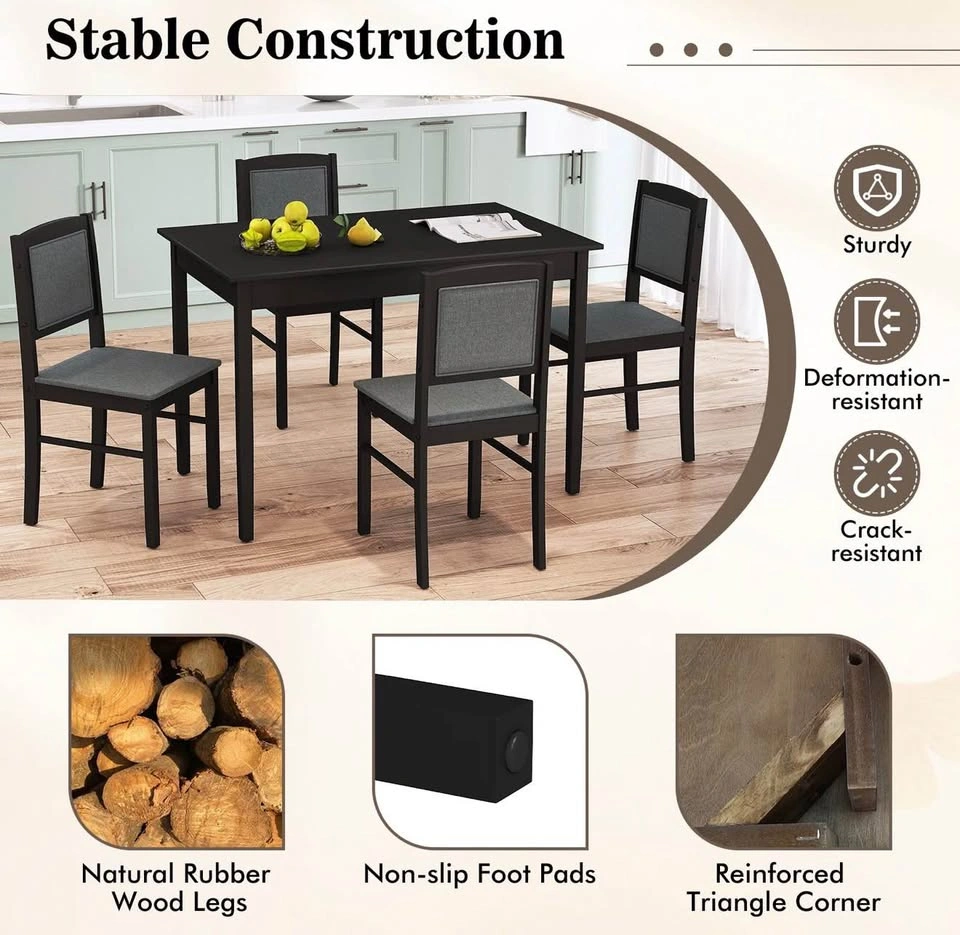 COSTWAY 5-piece dining set - photo 2