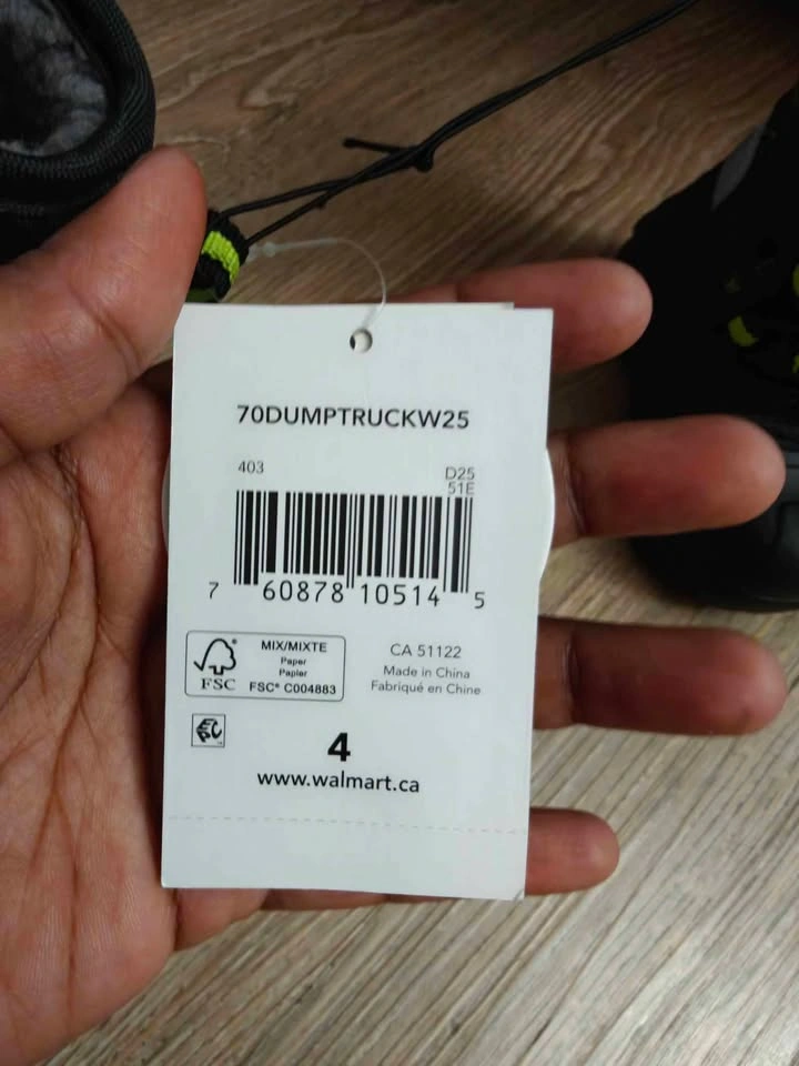 Walmart Toddler Boys' Dump Truck Snow Boots - photo 3