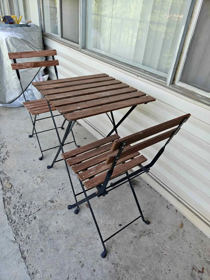 3-Piece Folding Bistro Set