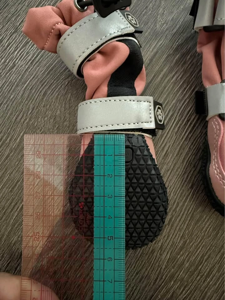 Brand new waterproof dog boots pink - photo 4
