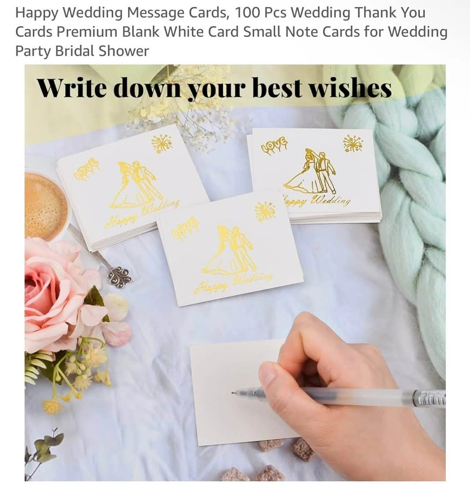 Wedding Message Cards 100pcs - photo 3